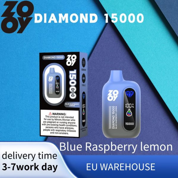Large inventory in European warehouse ZOOY DIAMOND 15000 diamond scrolling lights disposable display vape - Image 11