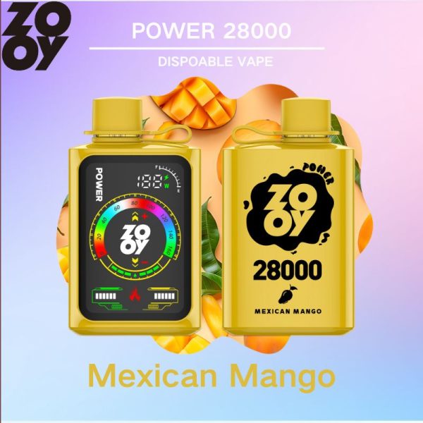 ZOOY POWER 28000 Vape TYPE-C Recharge, Smart Screen, Touch Power, Free Switch, Adjustable for Custom Vaping Delight. - Image 11
