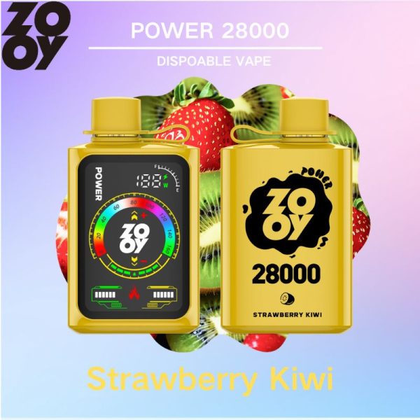 ZOOY POWER 28000 Vape TYPE-C Recharge, Smart Screen, Touch Power, Free Switch, Adjustable for Custom Vaping Delight. - Image 2