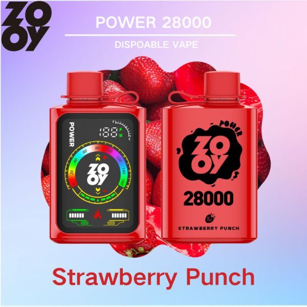 ZOOY POWER 28000 Vape TYPE-C Recharge, Smart Screen, Touch Power, Free Switch, Adjustable for Custom Vaping Delight. - Image 9
