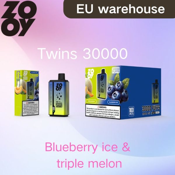 30000 Puffs Zooy twins Dual Flavors Disposable Vape 10 Fruit Flavors E-Liquid Geek Dual Mesh Coil OEM Wholesale I Vape Disposable Vape - Image 7