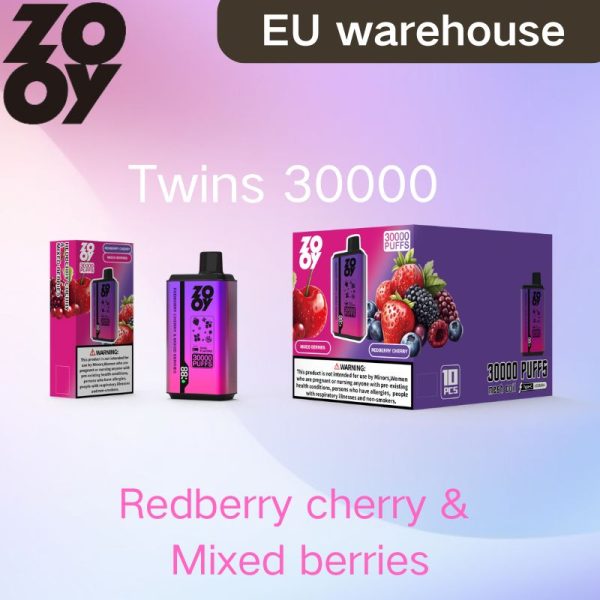 30000 Puffs Zooy twins Dual Flavors Disposable Vape 10 Fruit Flavors E-Liquid Geek Dual Mesh Coil OEM Wholesale I Vape Disposable Vape - Image 8