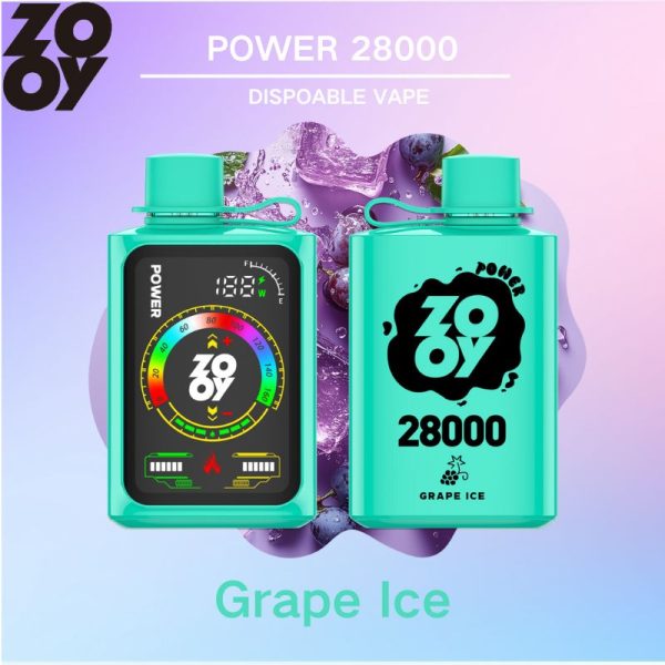ZOOY POWER 28000 Vape TYPE-C Recharge, Smart Screen, Touch Power, Free Switch, Adjustable for Custom Vaping Delight. - Image 5