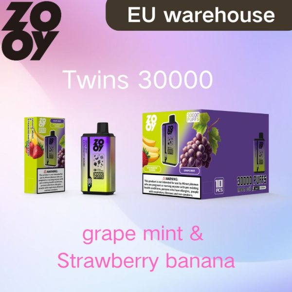 30000 Puffs Zooy twins Dual Flavors Disposable Vape 10 Fruit Flavors E-Liquid Geek Dual Mesh Coil OEM Wholesale I Vape Disposable Vape - Image 10