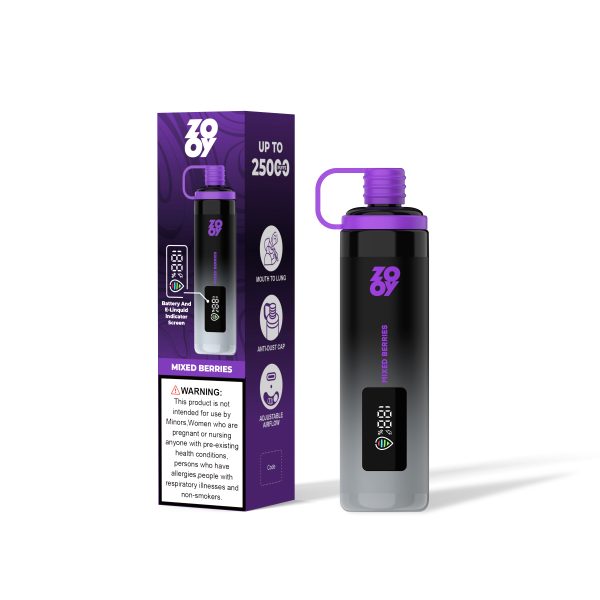 Disposable vape 2024 new product DTL big cloud vape ZOOY SHISHA 25000 puffs adjustable airflow - Image 6