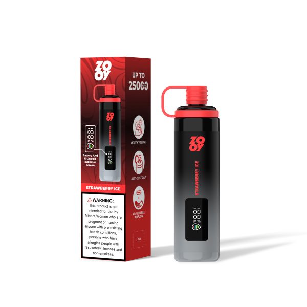 Disposable vape 2024 new product DTL big cloud vape ZOOY SHISHA 25000 puffs adjustable airflow - Image 8