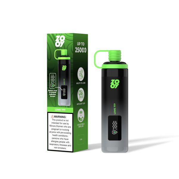 Disposable vape 2024 new product DTL big cloud vape ZOOY SHISHA 25000 puffs adjustable airflow - Image 4
